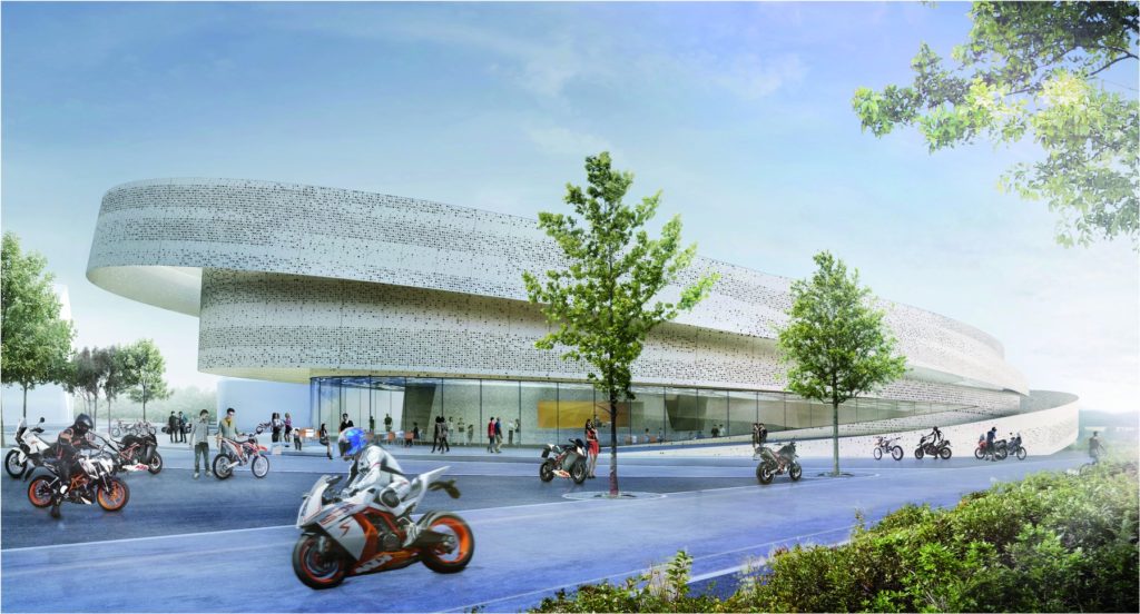 KTM-Museum Planungs Rendering